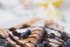 Chocolate crepes